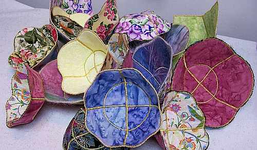 Fabric Bowls, Andrus Gardens, Sue Andrus